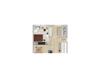 Vakantieappartement Fehmarn Grondplan 12