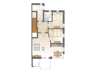 Vakantieappartement Burg auf Fehmarn Grondplan 12