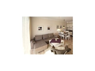 Wohnzimmer und Kueche
