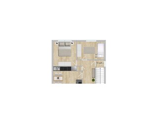 Vakantieappartement Burg auf Fehmarn Grondplan 13