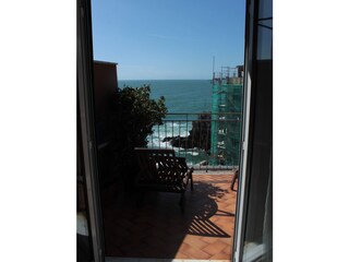 View from Master bedroom on lower terrace 1
