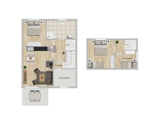 Vakantieappartement Burg auf Fehmarn Grondplan 21