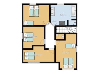 Villa Callantsoog Plan d'étage 41