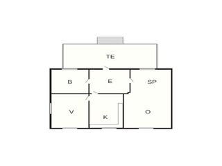 Vakantiehuis Øvre Årdal Grondplan 36