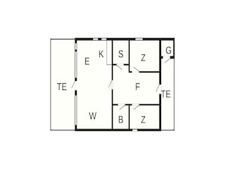 Ferienhaus Henne Strand Grundriss 2