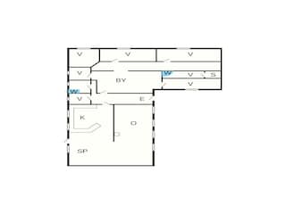 Casa de vacaciones Købingsmark Plano de planta 41