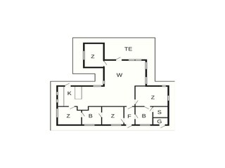 Vakantiehuis Marielyst Grondplan 22