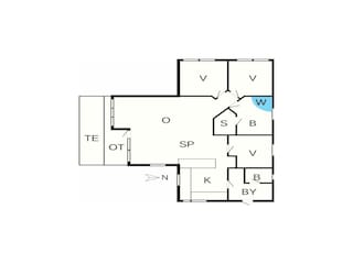 Casa de vacaciones Bunken Plano de planta 2