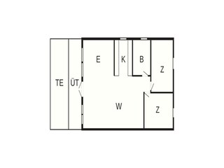 Ferienhaus Jegum Grundriss 2
