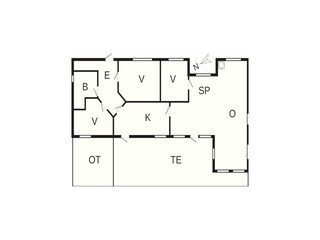 Ferienhaus Bjerge Strand Grundriss 20