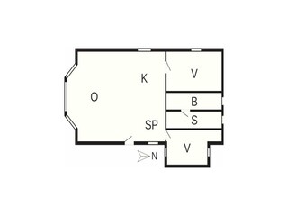 Casa de vacaciones Vorupør Plano de planta 8