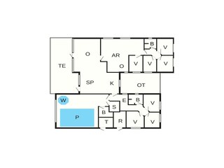 Maison de vacances Blåvand Plan d'étage 51