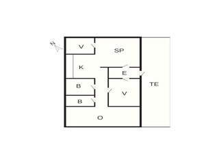 Ferienhaus Toftum Grundriss 2