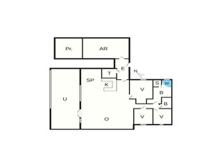 Maison de vacances Tranum Strand Plan d'étage 66