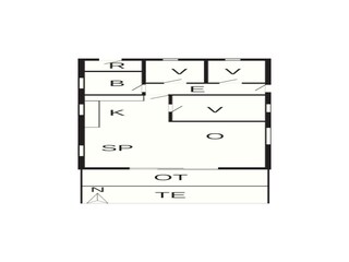 Casa per le vacanze Søndervig Pianta del piano 36