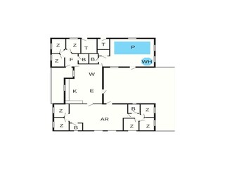 Vakantiehuis Vejby Strand Grondplan 29