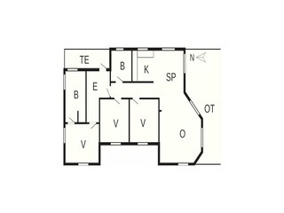 Casa per le vacanze Aalbæk Pianta del piano 23