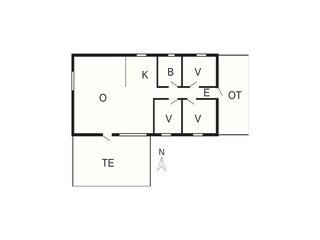 Vakantiehuis Mou Grondplan 36