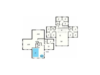 Vakantiehuis Ebeltoft Grondplan 5