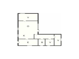 Vakantiehuis Silkeborg Grondplan 20