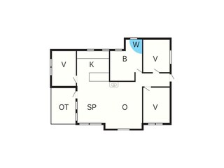 Vakantiehuis Skaven Strand Grondplan 36