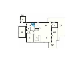 Vakantiehuis Skaven Strand Grondplan 3