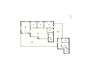 Vakantiehuis Fjellerup Strand Grondplan 41