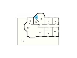 Vakantiehuis Humble Grondplan 22