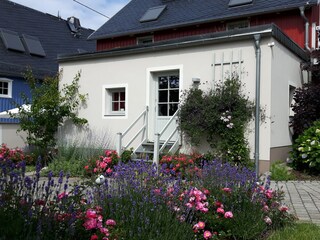 Eingang zum Appartement Werkstatt