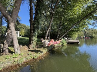 Schaukeln über dem See