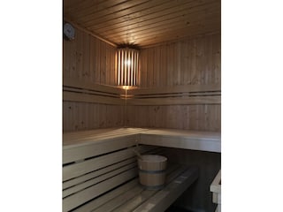 Badezimmer Erdgeschoss mit Sauna und Dusche