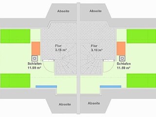 Casa de vacaciones Dranske Plano de planta 23