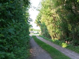 über diesen kleinen Weg gelangen Sie zum Quartier