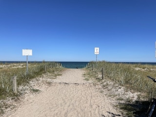 Unser Strandaufgang