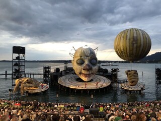 The famous Lake stage in Bregenz