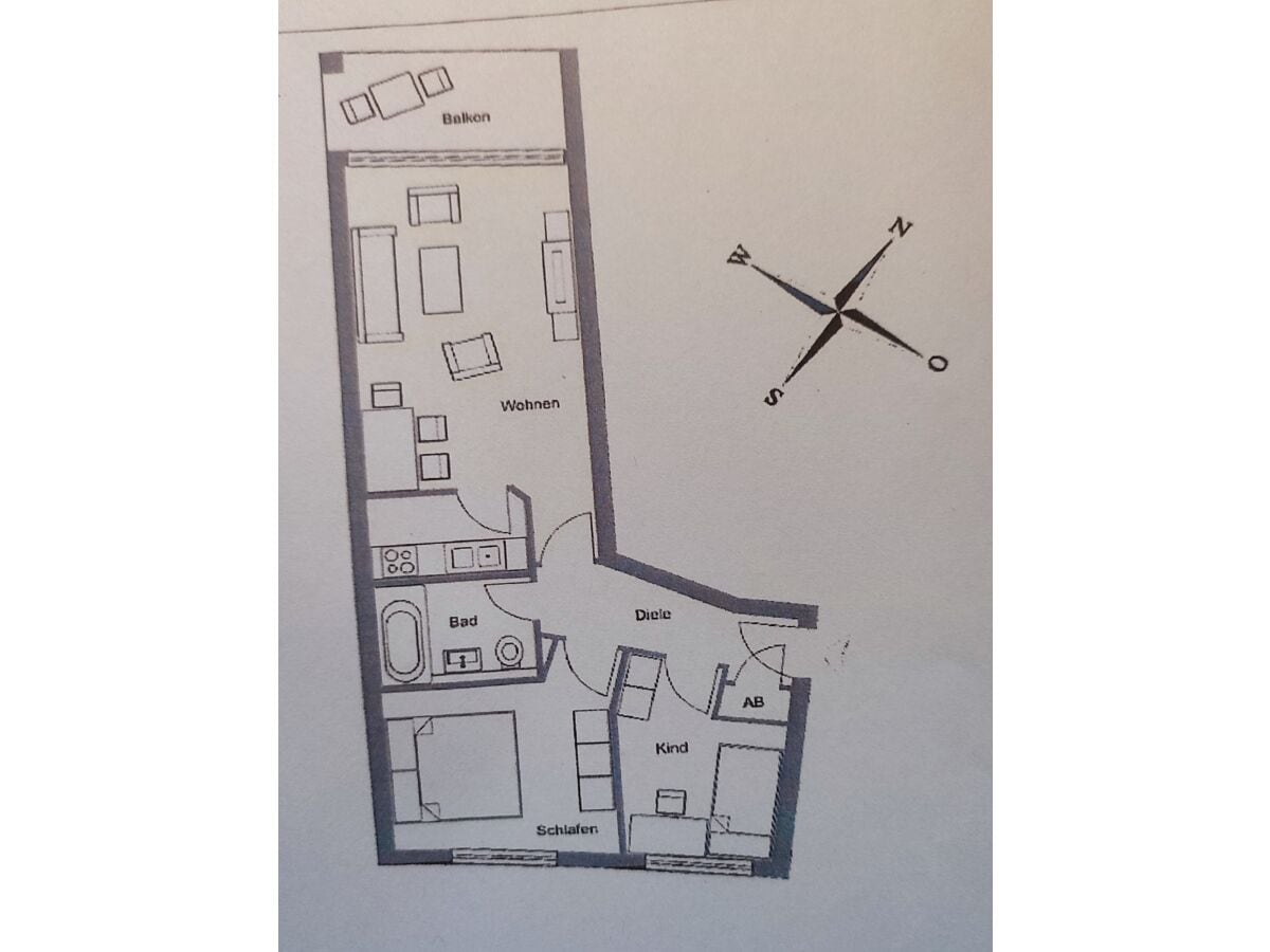 Ferienwohnung Dorum-Neufeld Grundriss 28