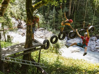 Adventure Park - high-rope course in Schröcken