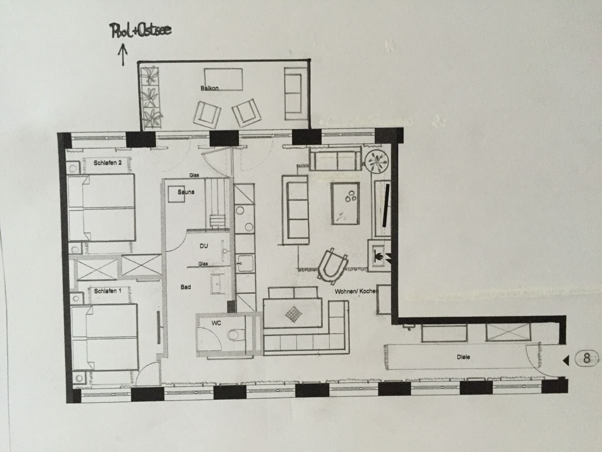 Grundriss zur Orientierung