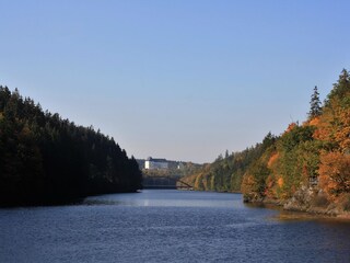 Blick nach Schloss Burgk