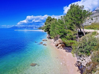 der Strand in Makarska