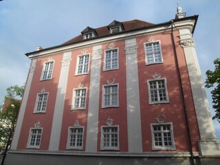 Blick aus dem Wohnzimmer auf das Neue Schloss