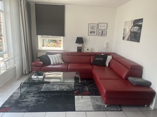 Living area with a view of the garden
