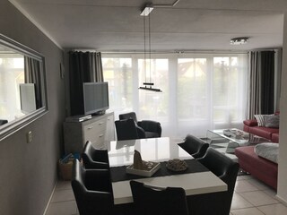 Living and dining area