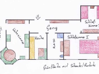 Vakantieappartement Wildschönau-Oberau Grondplan 21