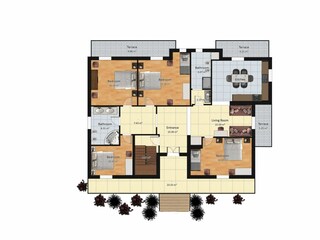Villa Mogliano Grondplan 47