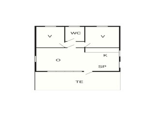 Maison de vacances Gjellerodde Plan d'étage 42