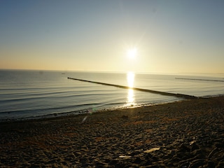 Sonnenaufgang, 250 m v Fewo