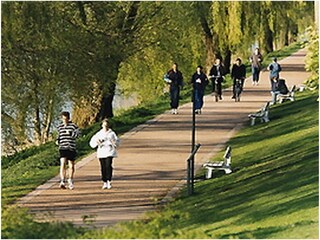 On the shores of Lake Aasee