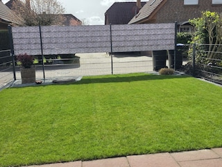 Eingezäunter Garten