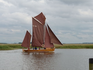 Zeesboot am Zingster Bodden